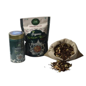 Nimbark s Organic Kashmiri Kahwa Tea Pack - 40g | Sugar-free Herbal Tea