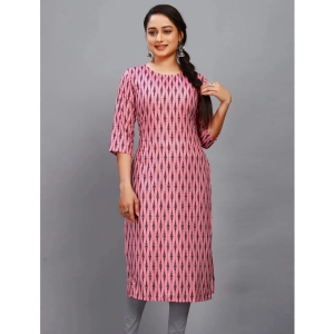 RIAANA Rayon Printed A-line Womens Kurti - Multicoloured ( Pack of 1 ) - None