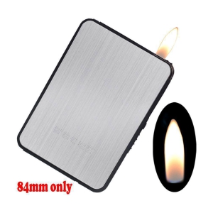 JMALL - Silver Aluminium Cigarette Lighter ( Pack of 1 ) - Silver