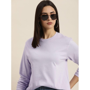 Dillinger - Lavender Cotton Loose Fit Womens T-Shirt ( Pack of 1 ) - None