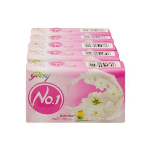 Godrej No.1 Jasmine Soap (4 plus 1) 500 Gms