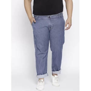 Men Regular Mid Rise Blue Jeans