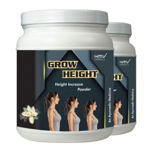 HMV Herbals Grow Height Herbal Height Growth Vanilla Powder 200 gm Pack Of 2