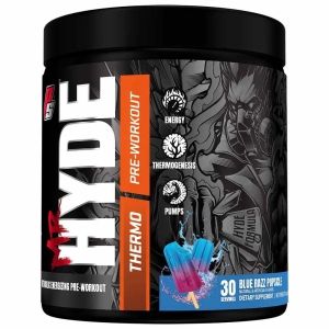 ProSupps Hyde Thermo Pre workout 30 servings-Blue Razz Popsicle