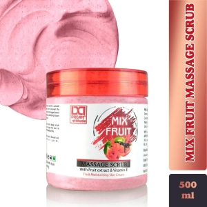 DREAM attitude Mix Fruit Massage Scrub: Fruity Skincare for a Radiant Complexion-500ml