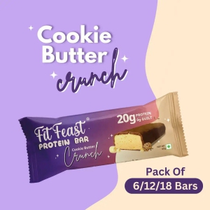 Protein Bars Cookie Butter Crunch Pack of 6