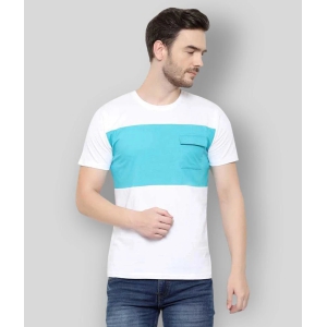 Glito - White Cotton Regular Fit Mens T-Shirt ( Pack of 1 ) - None