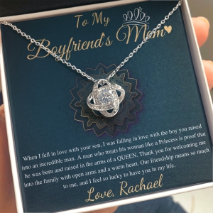 Gifts for Boyfriends Mom, Boyfriends Mom Birthday Gift, Boyfriends Mom Neckalce, Christmas Gift, Mothers Day Gift for Boyfriends Mom #0768 Rachael-Standard Box