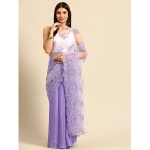 designer-purple-net-saree