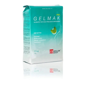 GELMAK PRO Non Chromatic Peppermint Flavour Alginate Impression Material - 453 gm-GELMAK PRO Non Chromatic Alginate (Pack of 2 (310 RS PER PACK))