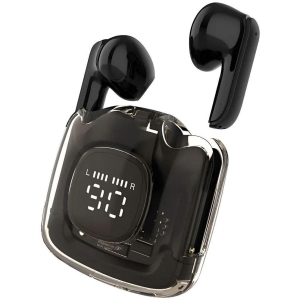 COREGENIX Digital Display Bluetooth True Wireless (TWS) In Ear 30 Hours Playback Fast charging IPX4(Splash & Sweat Proof) Black