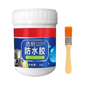 GEEO Invisible Waterproof Glue  Waterproof Gel Bathroom Roof Top Concrete Wall Water Repellent Waterproof Paint No Leak 300 GM