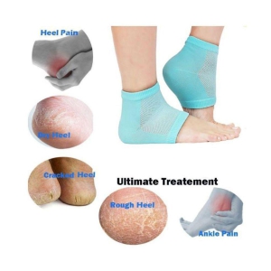 MUKTA ENTERPRISE Silicone Gel Heel Socks With Gel Pad foot Regular