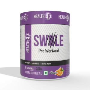 Swole Pre Workout with Creatine for Advanced Athletes-Orange