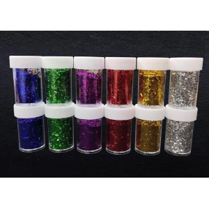 Big Particle Glitter Set Of 6