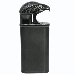 JMALL - Black Aluminium Cigarette Lighter ( Pack of 1 ) - Black