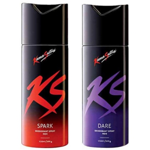 KamaSutra - Deodorant Spray for Unisex 300 ml ( Pack of 2 )