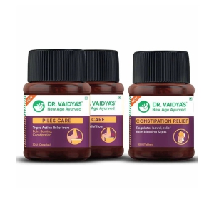 Dr. Vaidyas Piles Relief Pack (Piles Care and Constipation Relief)