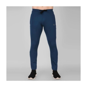 Diaz - Blue Lycra Mens Sports Trackpants ( Pack of 1 ) - None