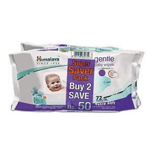 Himalaya Herbal Gentle Baby Wipes 72 Pieces