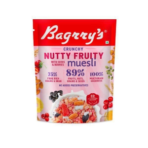 Bagrry's Crunchy Nutty Fruity with Seeds & Berries Muesli 425 Gms