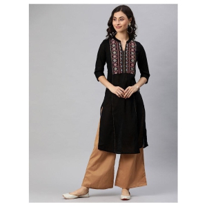 alena-black-cotton-straight-kurti-s