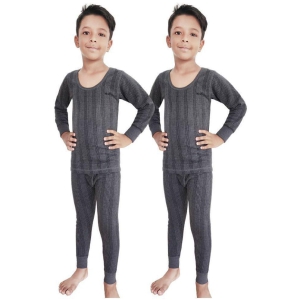 hap-kids-full-sleeves-thermal-top-pajama-set-pack-of-two-grey-for-boys-girls-winter-inners-none