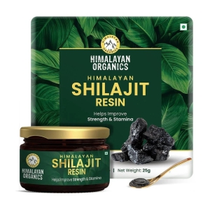 Himalayan Organics Pure Shilajit Resin to Boost Performance,Power, Stamina, Endurance, Strength With Fulvic Acid & 85+ Trace Minerals Complex for Energy,Maximum Potency I - 25g