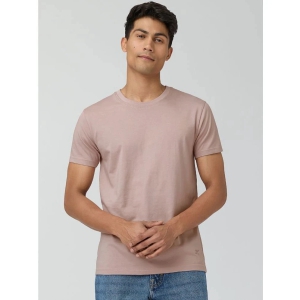 XYXX Cotton Regular Fit Solid Half Sleeves Mens T-Shirt - Peach ( Pack of 1 ) - None