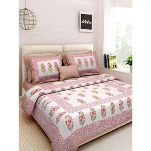 UniqChoice Double Cotton Printed Bed Sheet