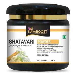 KAYABOOST Pure Shatavari Powder, Satavari churna, Asparagus Root, Satawar for Men, Women (200 g)