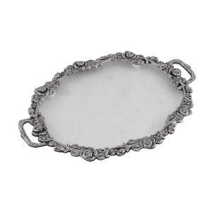 TISYAA 1 Pcs Acrylic Silver Tray - Silver