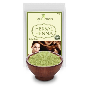 BALU HERBALS AYURVEDA Henna 1000 gm