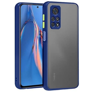 Redmi Note 11 Pro Plus Back Cover Case Smoked Matte Bumper - Blue