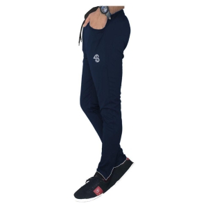 Forbro Navy Polyester Lycra Trackpants Single - M