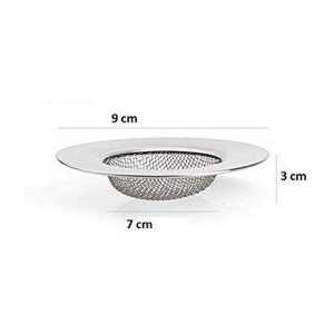 Stainless Steel Kitchen Strainer Sink Jali, Drain Basin Basket Filter Stopper Drainer, 9 cm