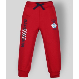 PLUM TREE - Red Cotton Boy's Trackpant ( Pack of 1 ) - None