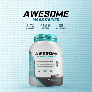 Muscle Mantra Epic Series Awesome Mass Gainer-3 kg / Chocolate