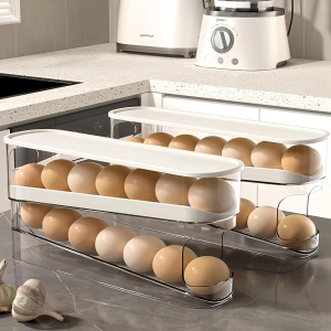 Automatic Rolling Egg Dispenser & Holder Container-Pack of 3 @ 1699?