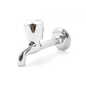 Bib Cock Model Sleek03  Chrome Plated Full Brass Bathroom Faucet