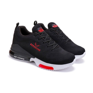 Bersache Black Mens Sports Running Shoes - None