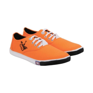 Kzaara Sneakers Orange Casual Shoes - 8