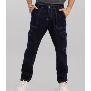 Bwolves: Dark Blue Baggy Fit Jeans for Effortless Style-30