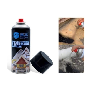 DHSMART Leak ProofSpray Leakage Repair Silver Polish Spray Leakage Roof Waterproof Sealant Spray Rubber Paint 450 g