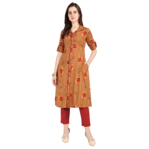 SHOPPING QUEEN Women Rayon A-Line Kurta