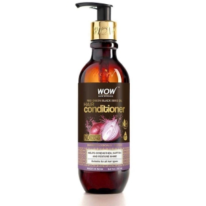 WOW Skin Science Onion Conditioner With Red Onion Seed Oil Extract, Black Seed Oil & Pro-Vitamin B5 - No Parabens, Mineral Oil, Silicones, Color & Peg - 250 ml