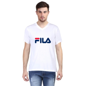 Classic White V-Neck T-Shirt for Effortless Style-M