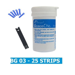 Dr. Morepen BG-03 25 With 25 Round Lancets expiry March 2024