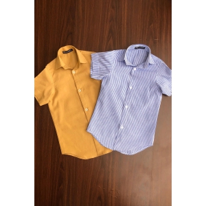 Boys cotton shirts ( Set of 2 )-5-6 yrs