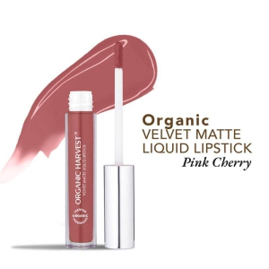 Organic Velvet Matte Liquid Lipstick - Pink Cherry